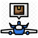 Airplane Delivery  Icon