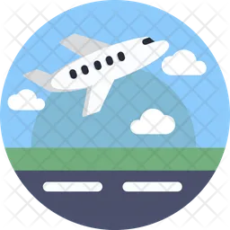 Airplane Departure  Icon