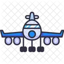 Airplane Front View  Icon