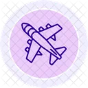 Airplane Line Icon Icon