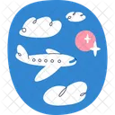 Airplane Travel Trip Icon