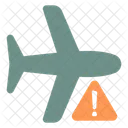 Airplane Warning Airport Icon
