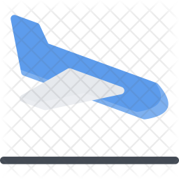 Airplane landing Icon