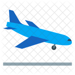 Airplane Landing Icon