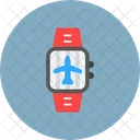 Airplane Device Hand Watch Icon
