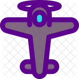 Airplane Old  Icon