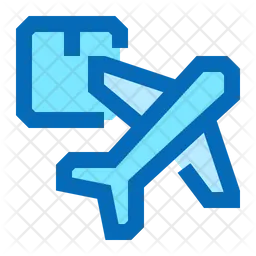 Airplane Shipping  Icon