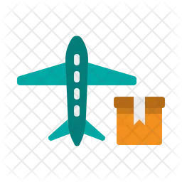 Airplane Shipping  Icon