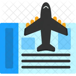 Airplane Ticket  Icon