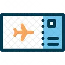 Airplane ticket  Icon