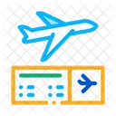 Airplane Ticket Hajj Icon