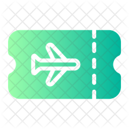 Airplane ticket Icon