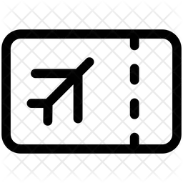 비행기표  아이콘