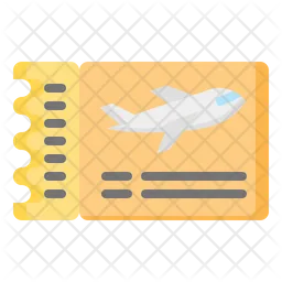 Airplane Ticket  Icon