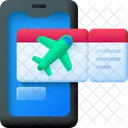Airplane Ticket Travel Ticket Icon