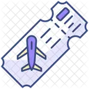 Airplane Ticket Travel Ticket Icon