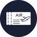 Airplane Ticket  Icon