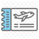 Airplane Ticket  Icon
