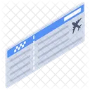 Airplane Tickets  Icon