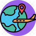 Airplane Travel  Icon