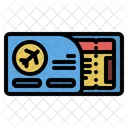 Airplaneticket Plane Travel Icon