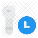 Airpod Links Vogel Ladezeit Ladezeit Symbol
