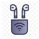 Wireless Airpods Earphones Icon