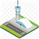 Airport Airport Tower Control Tower Icon