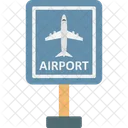 Airport Airport Sign Planes Icon