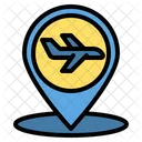 Airport Location Map Icon