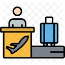 Airport Airport Security Luggage Scanner 아이콘