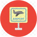 Airport Board Airplane Icon