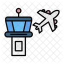Airport Aerodrome Air Terminal Icon
