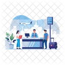 Airport check  Icon