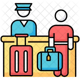 Airport check in  Icon