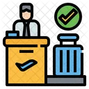 Airport Check In Counter  Icon