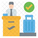 Airport Check In Counter Check In Icon