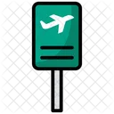 Airport Sign Board Airport Sign Signboard Icon