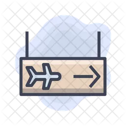 Airport Direction  Icon