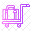 Airport Baggage Weight Scale Icon