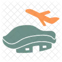 Airport Civil Engineering Construction Icon