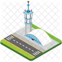 Airport Airport Tower Control Tower Icon