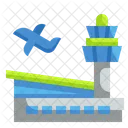 Airport Architecture Transportation Icon