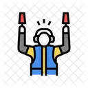 Airport Employee Direct Icon