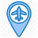 Airport Location Airplane Direction Icon