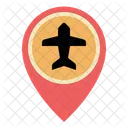 Airport Placeholder Pin Pointer Gps Map Location Icon