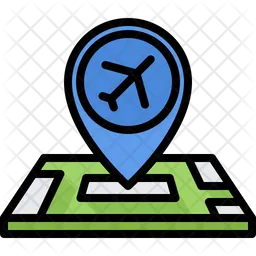 Airport Map  Icon
