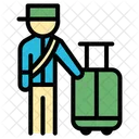 Airport Officer Captain Aviator Icon