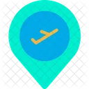 Airport Pin  Icon