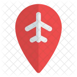 Airport pin  Icon